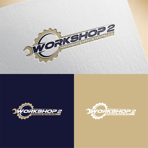 Prestige Trusted Logo for high end garage that's partnered with another brand Design by dekedesign