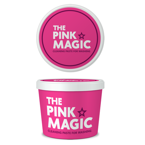 Cleaning paste packaging design Design by Leila Amorim