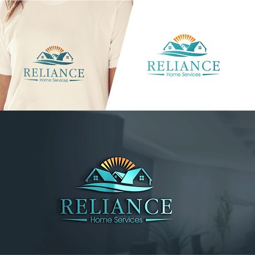 Logo for Reliable and Trustworthy Home Services Company Located on the Beach Design by NOSHA bizsol