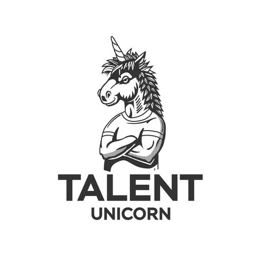 Talent Unicorn - HR Consulting Business Logo! Réalisé par johnsmithaps