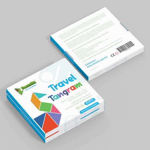 Toy Tangram Puzzle for Kids Design by CUPEDIUM