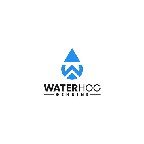 WaterHog Logo Design by _barna