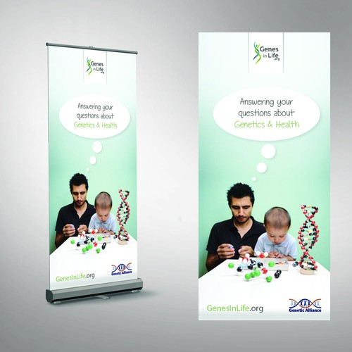 Create a conference poster for Genetic Alliance! Design by Temourian™