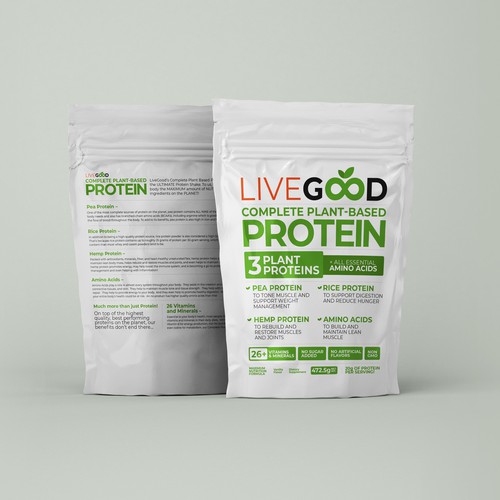 ***GUARANTEED PRIZE*** - LABEL DESIGN for Protein Powder -*****NEW***** Design by luisashala