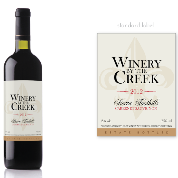 Design by Multi Design titled "Award Winning Wine that needs a beautiful and traditional french chateau style label!"