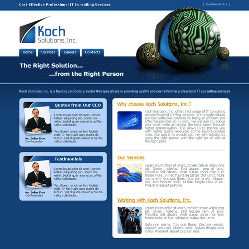 $500.00 Website template (Design only) Design by Shearyadi