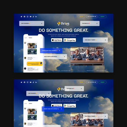 Forbes-listed company needs website for Gen-Z users Design by Rostyslav Pavliukh™