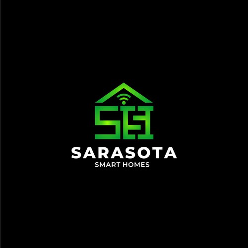 Sarasota Smart Homes logo for our company that does technology innovations and installations Design by ariagatha