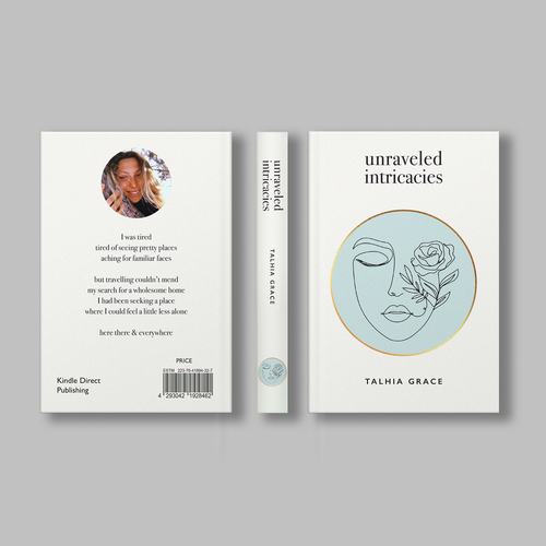 Create an authentic book cover for a collection of poems Design by DINJA