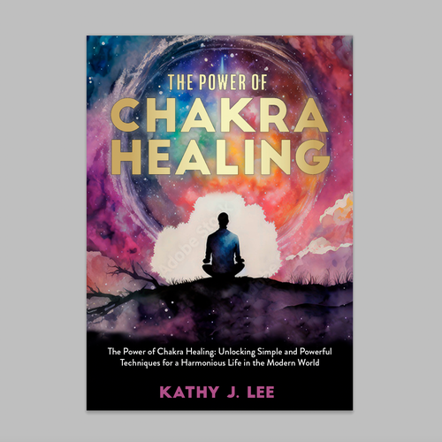 🔥🔥-=  UNIQUE CHAKRA HEALING KDP Ebook Cover =- 🔥🔥 Design by marta_brk