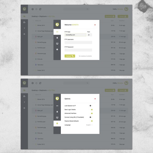 Redesign this popular webapp interface Design por valdy
