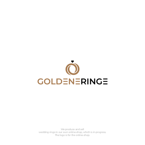Luxurious modern logo for wedding rings online store | Logo design contest | 99designs