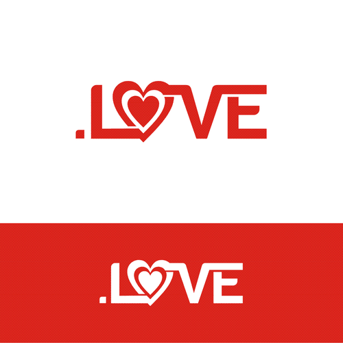 Reinvent love on the internet with a .love logo | Logo design 