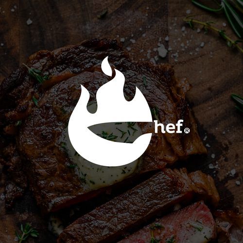 "CHEF": Food & Cooking Social Media Logo Design by Vandi septiawan