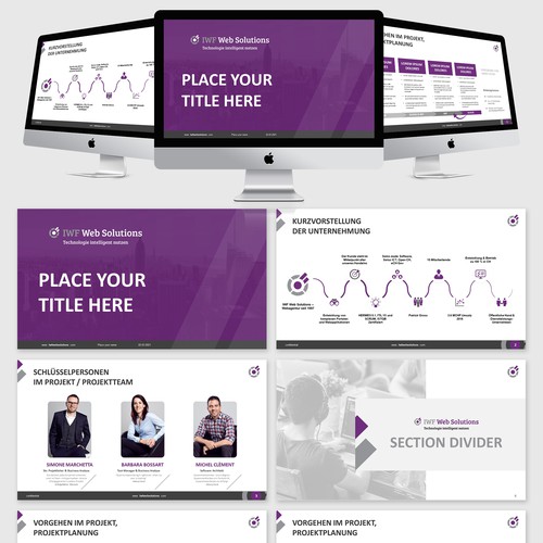 Plantilla de Powerpoint propuesta en el concurso por George08