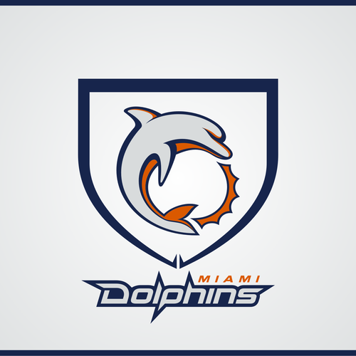 99designs community contest: Help the Miami Dolphins NFL team re-design its logo! Design by y.o.p.i.e