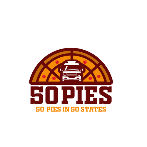 Design Pizza/Pie Logo for traveling family pizza business Design by NextLevelSES