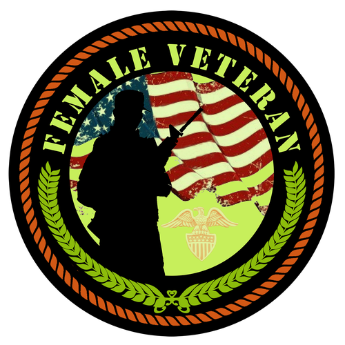 US Female Veteran Official Seal | Logo design contest