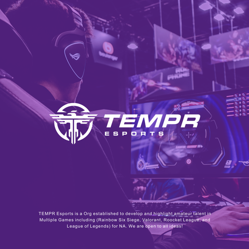 Logo for TEMPR Esports Design by O'Laa
