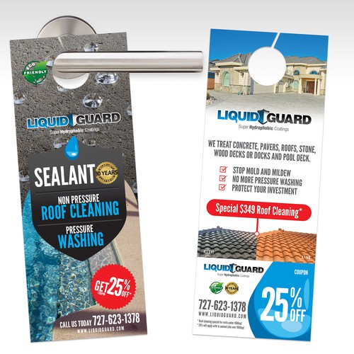 (Door Hanger) Home exterior cleaning and 10 year sealant | Other ...