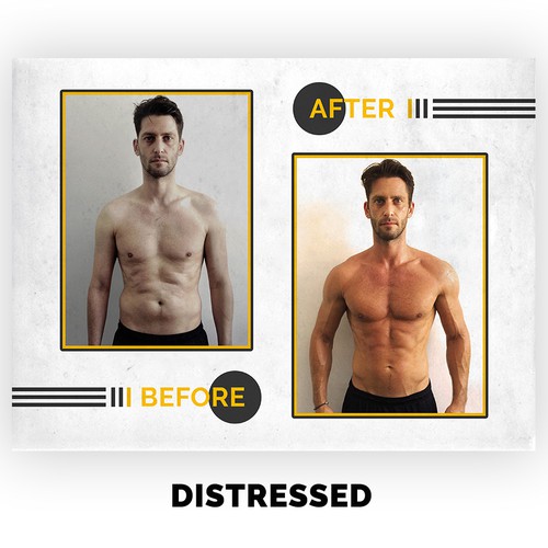 Design cool before and after templates for personal trainers, Illustration  or graphics contest