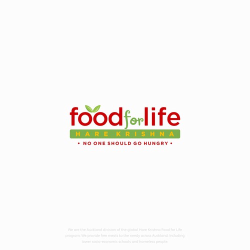 Logo for Food Relief Charity in Auckland New Zealand Design by J.K. Design