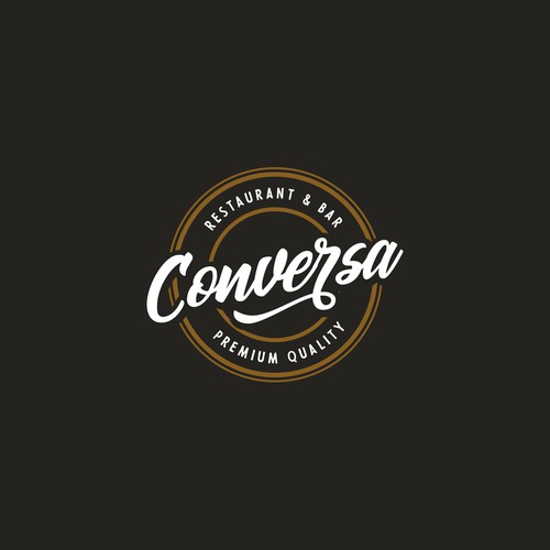 Logo for high-end bar Design by Purple V design