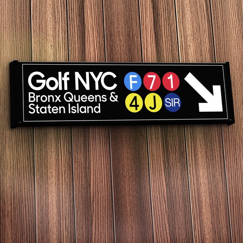 Design a Logo for a nyc Golf course mansgement company use color black/NYC theme Design by _roe