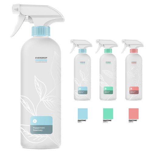 Diseño de Premium Spray Bottle and Packaging for Cleaning Supplies de gs-designs