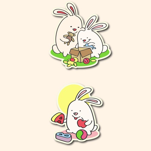 QPRさんのHabit Stickers for children and young parentsデザイン