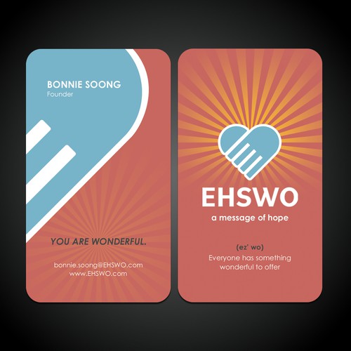 A Cool, Fun Business Card That's Not Really A Business Card - Have fun with this!!!  EHSWO.com Design by CurveSky™ ☑️