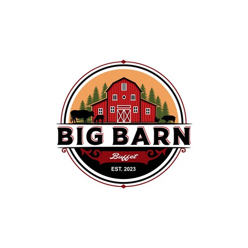 Create A Logo For Big Barn Buffet! Design by LiLLah Design