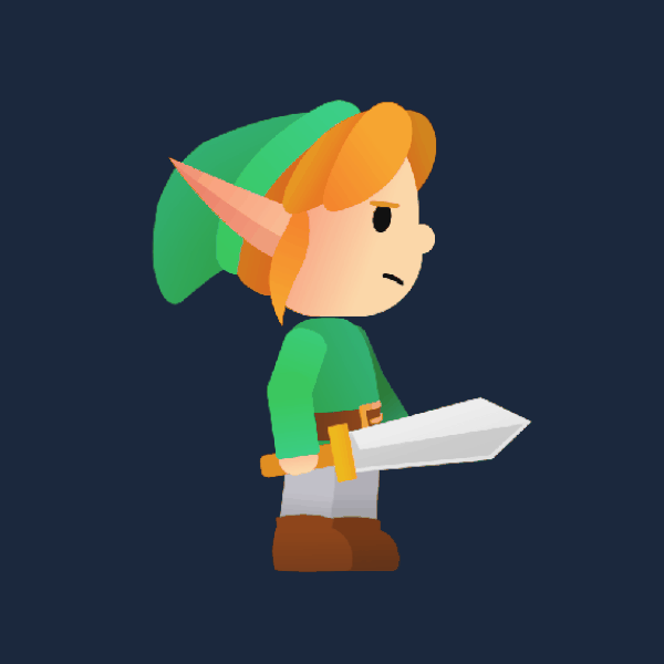 Simple Vector Character Idle Animation 