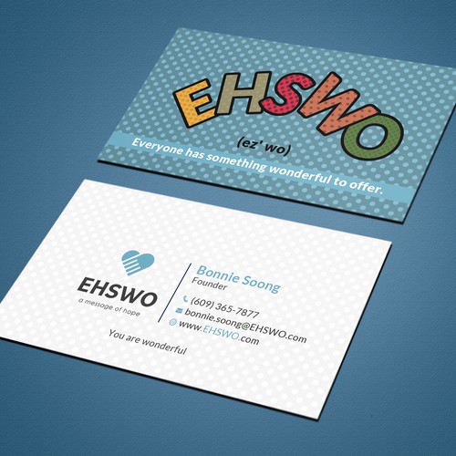 A Cool, Fun Business Card That's Not Really A Business Card - Have fun with this!!!  EHSWO.com Design by Roni_