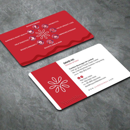 Create a Business Card for Yumbles! A Young Dynamic Fermented Foods Company Based in Hong Réalisé par dkuadrat™