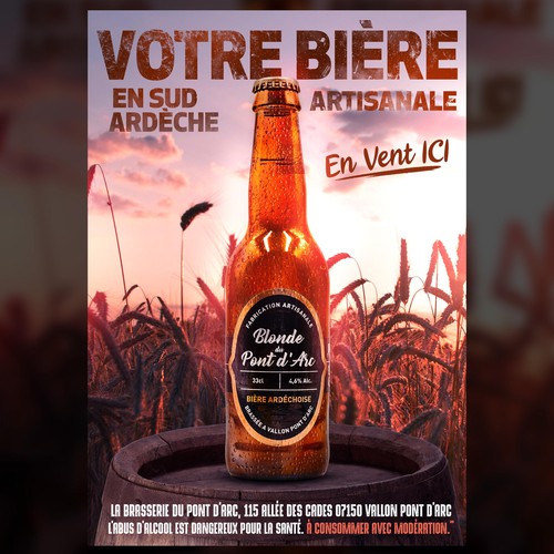 Poster for craft beer Design by GIV Designs ★❤◆