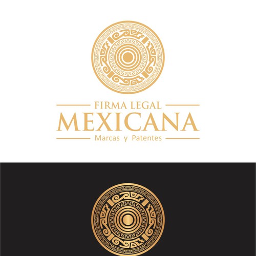 "Create a mexican aztec shield ("malacates" or "chimallis") related
with the protection of Patents, trademarks, copyright" winning Logo design