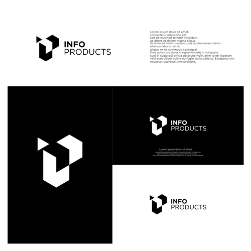 InfoProducts.com - Logo & Branding Design by RowSheet