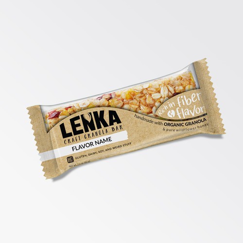 Craft Granola Bar Packaging for Millennials Réalisé par Shisiouk