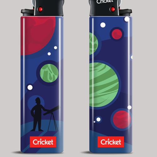 Create illustrations for a limited collection of Cricket Lighters (Multiple Winners) Design by Ainur B.