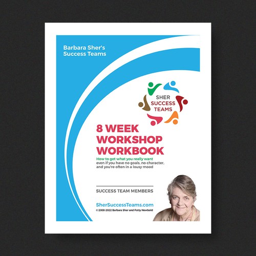 Workbook front cover for adults with big dreams - make me smile Design by Xnine