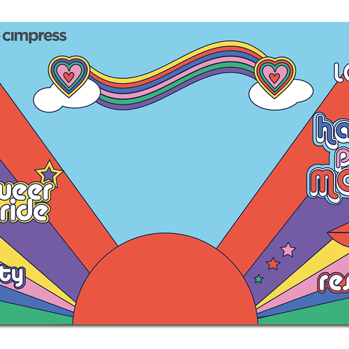 Virtual backgrounds for PRIDE month (multiple winners) Design von aran&xa