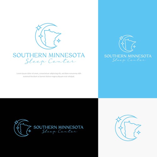 A Sleep Center logo in Southern Minnesota for breathing and sleeping better. Design von Danielle Curtis