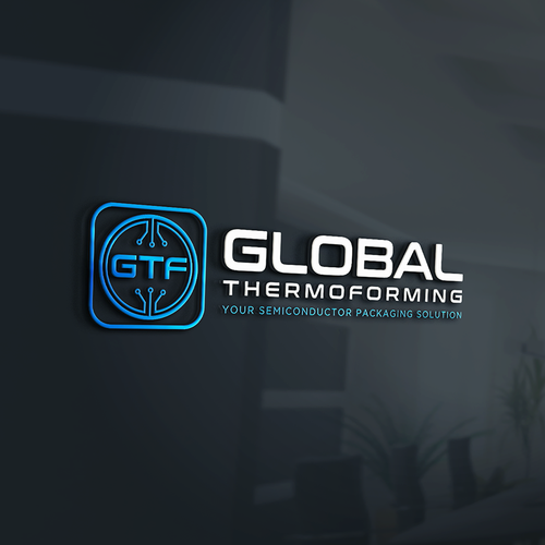 GTF Semiconductor packaging logo Design by dimilif
