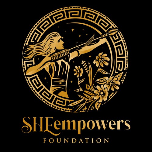 SHEempowers - luxurious design of a woman preferrably in some kind of a circle to appeal to women professionals Design by Jacob Gomes