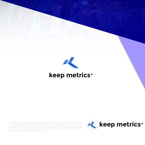 Craft a visually stunning logo for keep metrics Design by dellfi ©