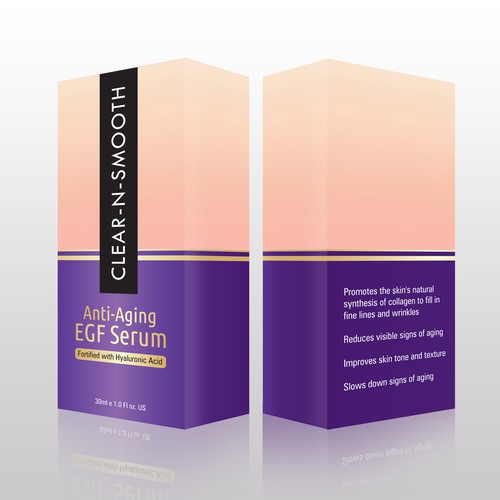 Face Serum Box Design Design by Abacusgrp