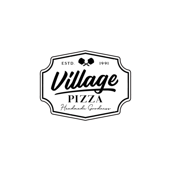 Design by Dona. titled "Logo Village Pizza"