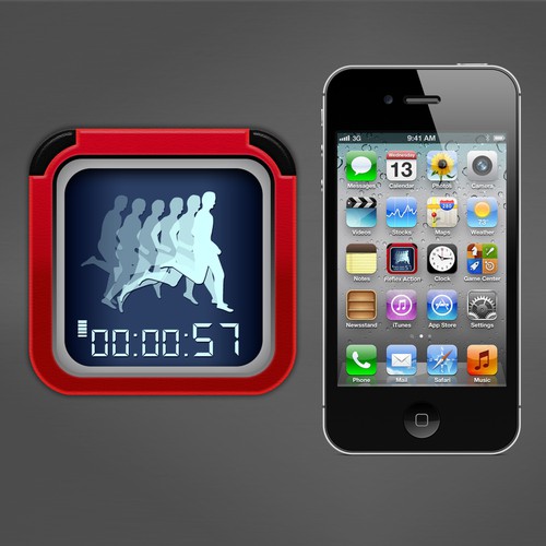 Create an iPhone app icon Design by Fenhrir