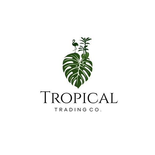 Design a tropical plant company- design a modern/elegant and new age logo with an Antique touch for por nindadian